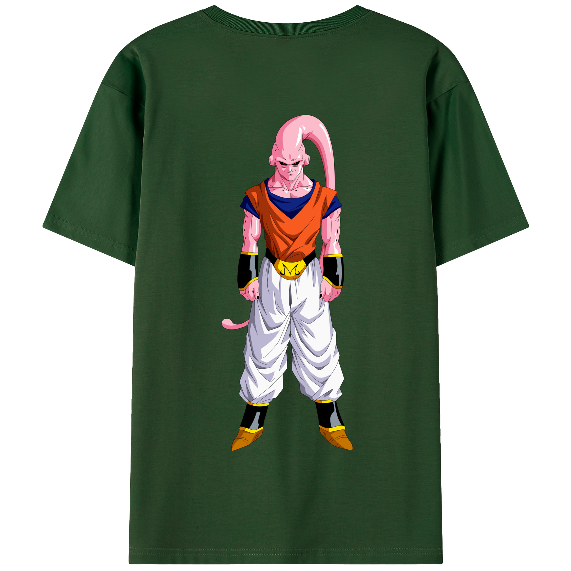 （画像用） ドラゴンボール 魔人ブウ DRAGON BALL Majin Buu 綿100％半袖Tシャツ（背面プリント）